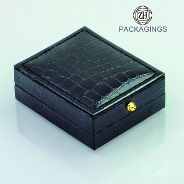 Luxury black cufflink packaging gift box