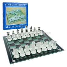 GLASS CHESS SET