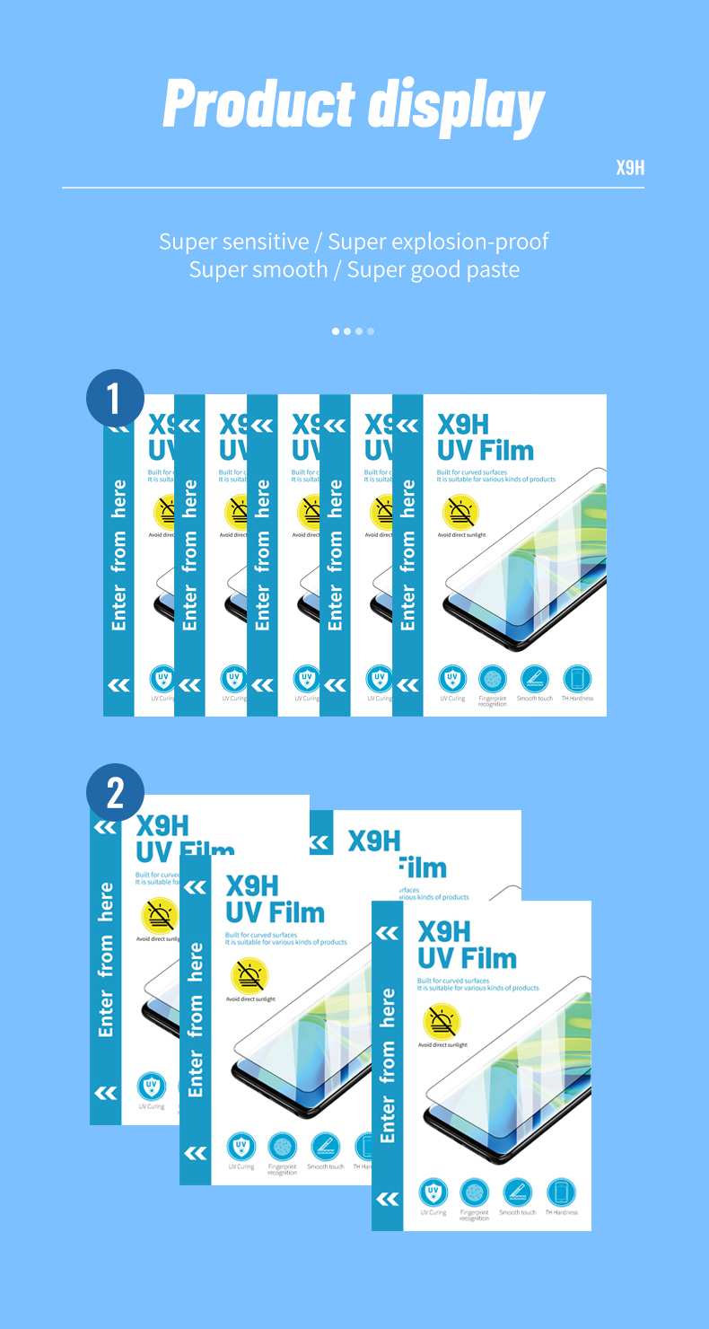 X9h Uv Glass Protector Film