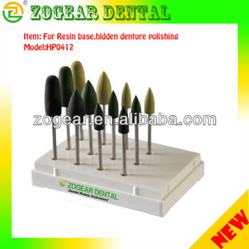 Resin base hidden denture polishing kits