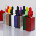 30ml colorful glass square dropper bottles