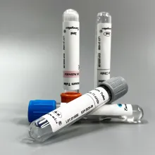 Disposable vacuum blood collection system tube with ISO