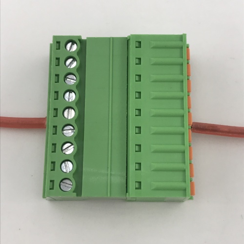 9pin male to female pluggable spring terminal block