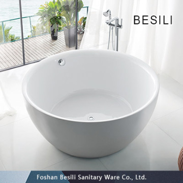 Freestanding round bathtub acrylic