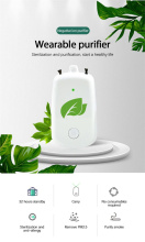 Portable Negative Ion Necklace Air Purifier