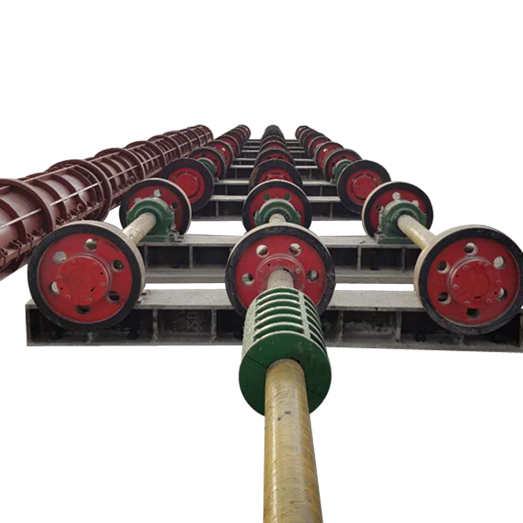 Spun Cement Pc Bar Centrifugal Two Wheels Concrete Pole Spinning Machine Carbon Steel,carbon Steel Automatic 110mm~150mm 2000mm