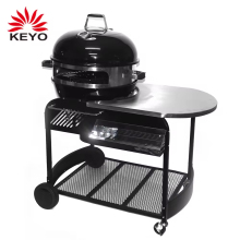 Trolley Design Barbeque Grill Outdoor Barbecue Kettle Charcoal Bbq Grills With Wheels