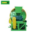 Double shaft recycling waste tyre shredding machine