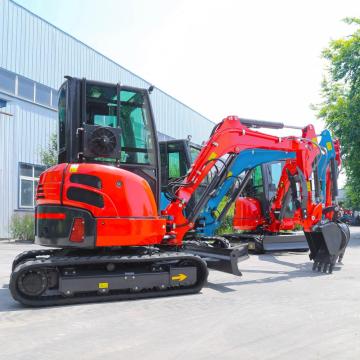 Mini kecil mikro crawler bagger penggali mesin excavators