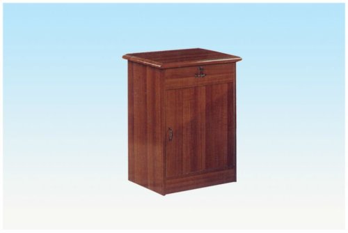 wooden bedside cabinet