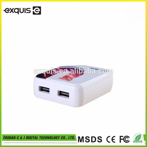 new design fashion low price portable mobile phone dual dual usb port universal world travel adapter