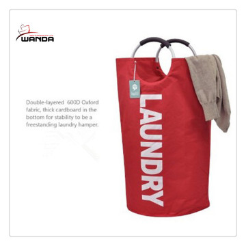 New design cheap portable foldable PE laundry bag