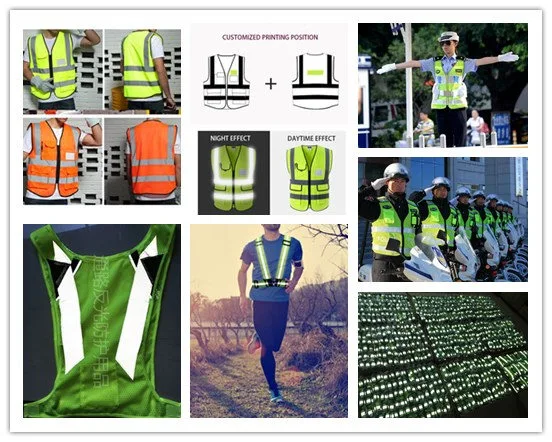 Cheap Hot Sale Road Safety Reflective Vest with Custom Logo Printing Reflecting Vest