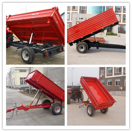 Red Small Trailer