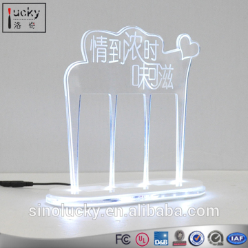 Acryic Drink Product Display Advertising Equipment