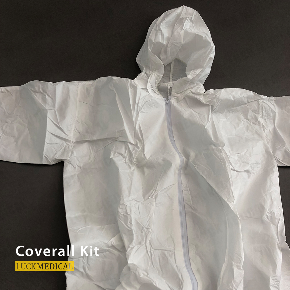 Coverall Perlindungan Pakaian Perubatan