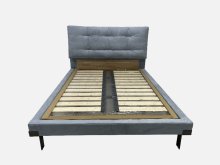 Fabric Minimalist Bed - European & Mediterranean Style