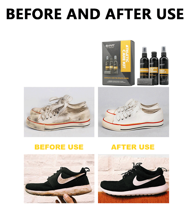 Kit di detergenti per scarpe atletica Rust Rust Remover Sneaker Shampoo
