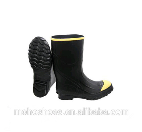 OEM Fire Protective Boots,Fire Proof Rubber Boot With Steel Fire Resistant Safety Boots