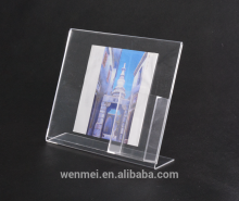 Clear Acrylic Sign Holder with name cards pocket