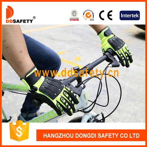 Hot Sales and Competitive Sports Protection Gloves with PVC on Back for Bicycle