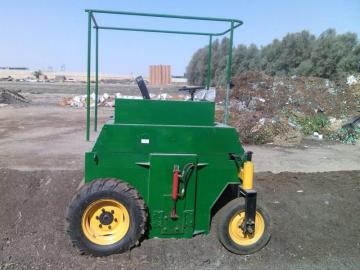 recycle turner compost tractor organic fertilizer granules