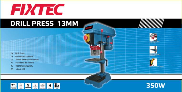 Fixtec Power Tools Bench Drill Press 350W Drill Press Zj4113