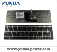 Manufacturer Notebook Keyboard for HP 6560B GRAY FRAME BLACK(With Point stick)