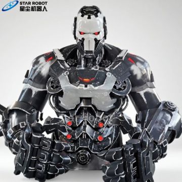 Robot animatronik mech baja realistis