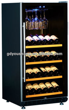 Direct cooling wine bottle wine storage fridges USZ-72( 240 Liters72 bottles)with single zone