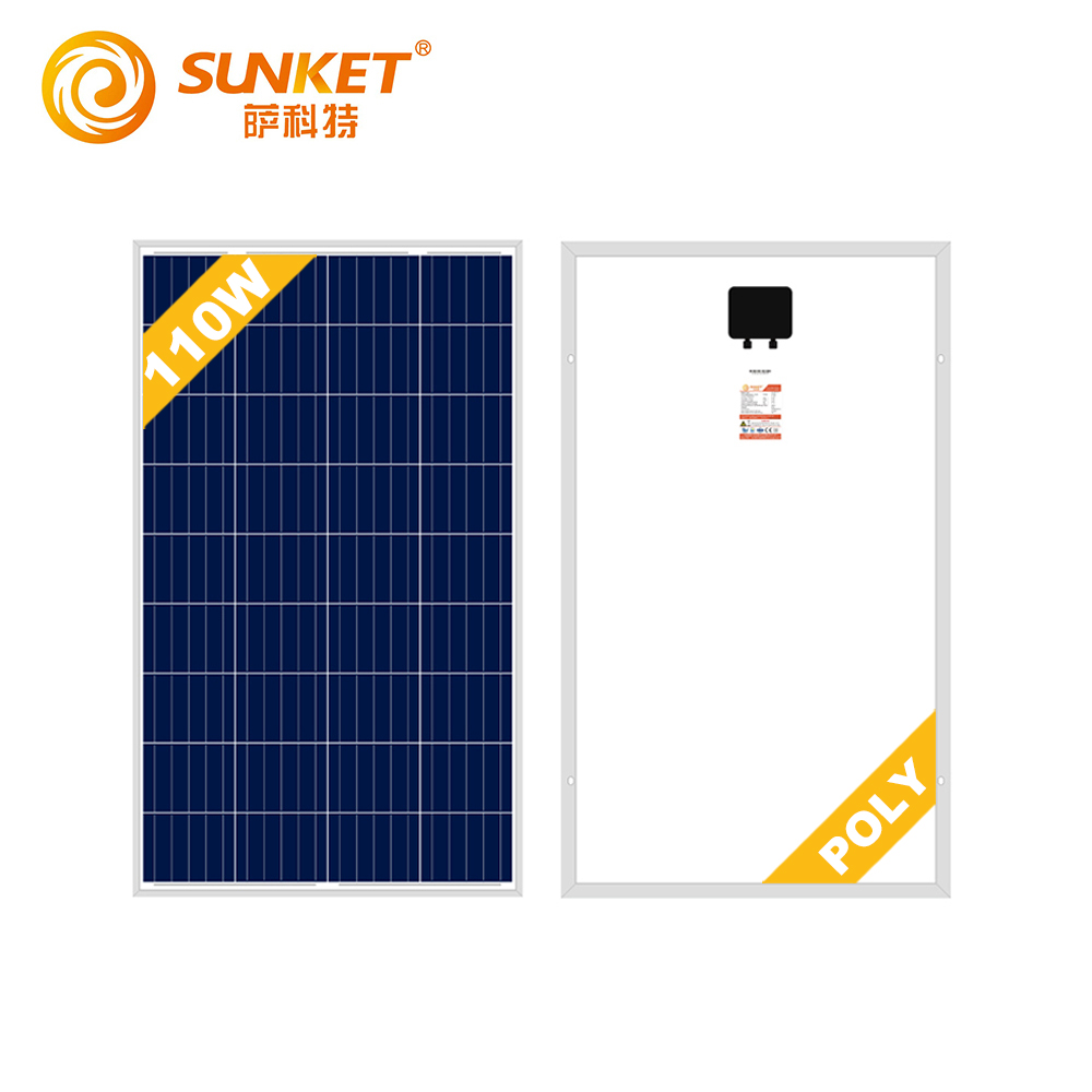 Sunket 150W 폴리 pv 모듈 태양 전지판