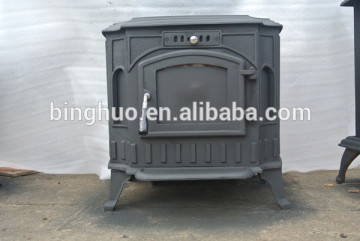 Cast Iron Wood Burning Stove With Heat Resistant Glass