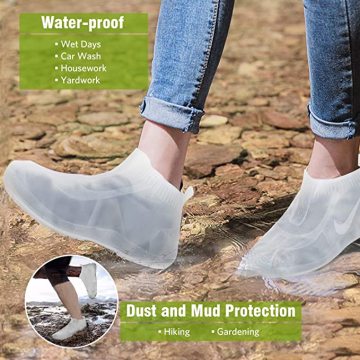 Couvre-chaussures étanches en silicone