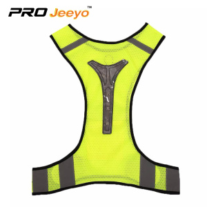 100gsm 100% Polyester Mesh reflective vest for running