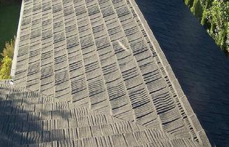 Eco Shake Stone Chip Coated Steel Roof Tiles , Polished spa