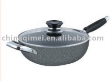 aluminium non stick deep fryer pan