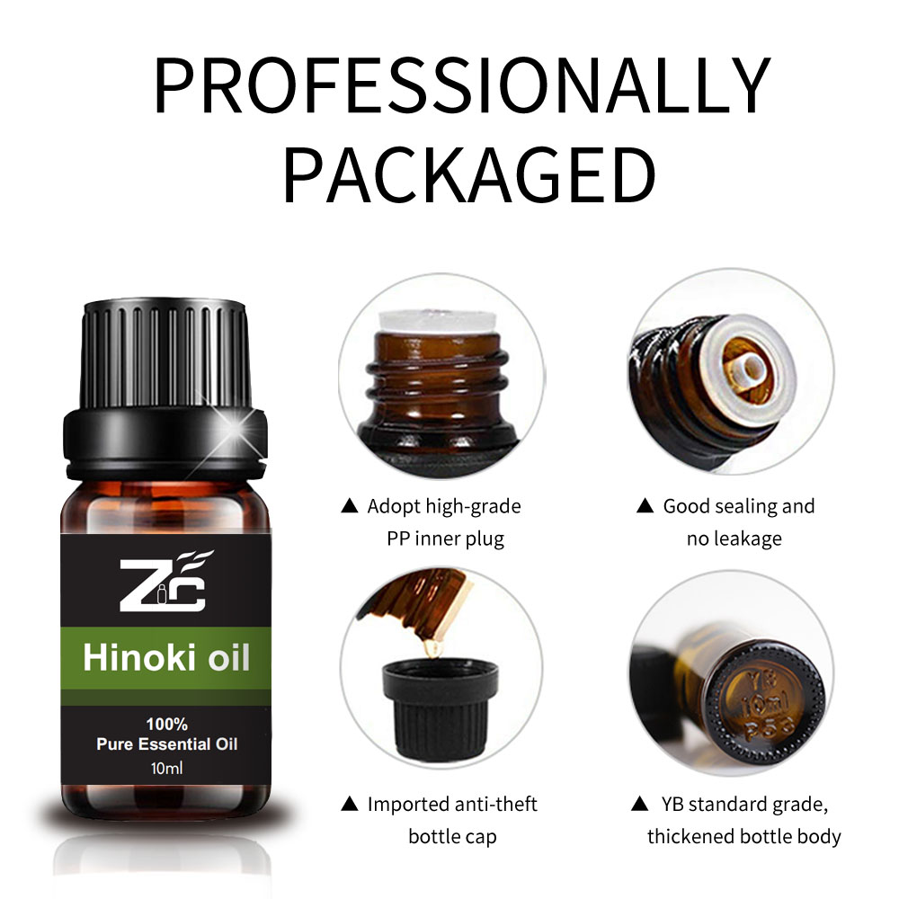 Skin Hair Hinoki Essential Oil Wholesale Private Label OEM