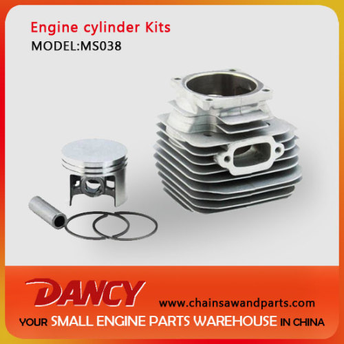 MS038 Kit cilindro OEM (pistone, anello, clip, perno, cilindro)