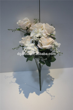 brand name decorative artificial flowers bundled rose big rose flower