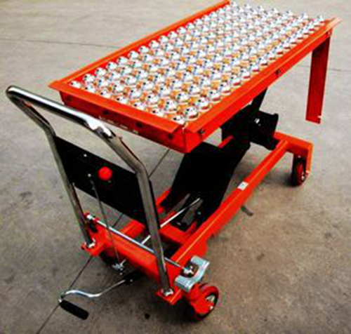 Portable Hydraulic Roller Conveyor Scissor Lift Table