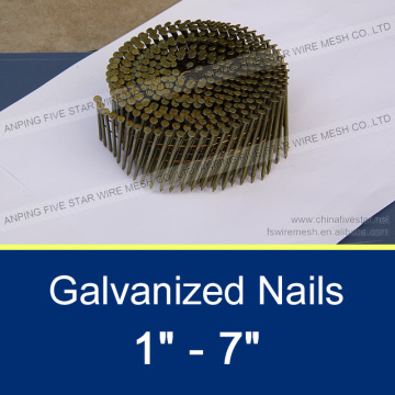 1"-7" Galvanized Nails For Nail Gun