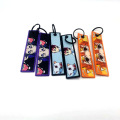 Keychain Woven Key Tag Fabric Woven Keychain Anime