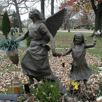 bronze casting foundry metal craft bronze Erica's Angel Bronze Statue