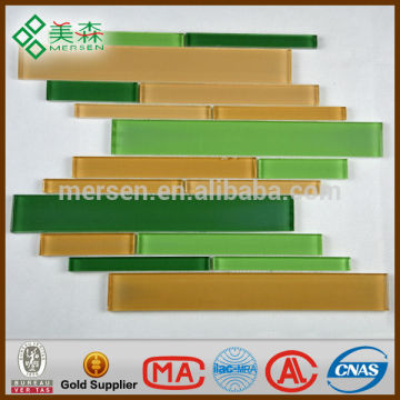 New arrival hand painted glass mosaic tile