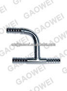 Stainless Steel Y barb Tee, stainless steel elbow manifold