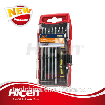 14pcs Combined Screwdriver Bits Set