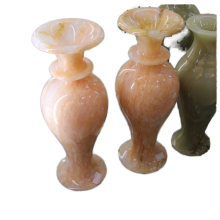 Natural Onyx Marble Tabletop Vases