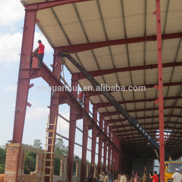 Commercial and reliable fiber glass distribution steel warehouse sheds