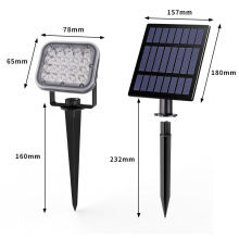 RGB Solar-Powered Garden Lights - Functional & Durable Yard Landscape Courtyard Lighting