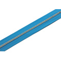 Smooth titanium zipper cheaper finished metal zipper